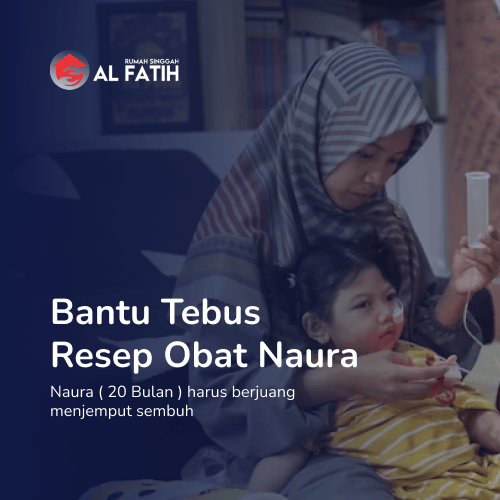 Bantu Tebus Resep Obat Naura dan Ratusan Pasien di Rumah Singgah